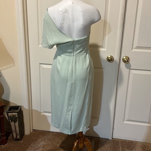 Reiss Riana Midi One Shoulder Dress. NWT Size 4 - Picture 7 of 16